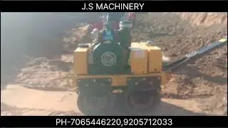 Double Drum roller for J.S MACHINERY#machine #constructionchannel #construction #machinerychannel 