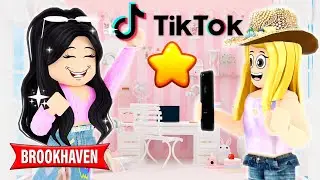¡ME CONVIERTO EN UNA ESTRELLA DE TIK TOK!  - ROBLOX BROOKHAVEN  con 