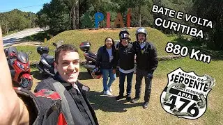 BATE E VOLTA CURITIBA - 880 KM - VIA RASTRO DA SERPENTE