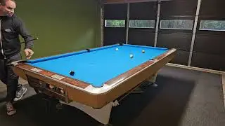 Building run outs in training 💪 #poolleague #poolroom #pooltraining #9ball
