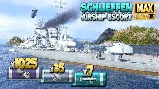 линкор Schlieffen: Служба сопровождения - World of Warships