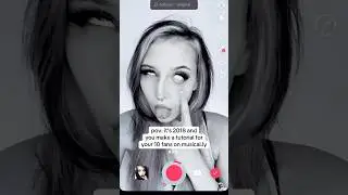 pov: it&rsquo;s 2018 and you make a tutorial on musical.ly 😭 #satire #musically #nostalgia #fyp