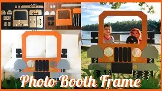 DIY SAFARI PHOTO BOOTH FRAME |IDEAS PARA UNA FIESTA SAFARI | COMO HACER UN MARCO DE CARTÓN