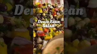 Viral Dense Bean Salad 🫘🥗 (TikTok Recipe) #shorts