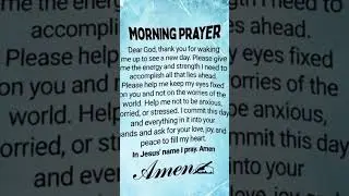 Morning prayer if you wake up this morning tap amen #prayer #faith #quotes #godisgood #shortvideo