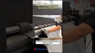 Solar Panel Recycling Machine Solar Panel Recycling Solution