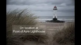 On location at point of Ayre lighthouse