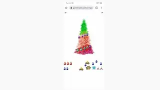 Improve your intuitive creativity with Christmas tree decoration browser game #4  | Gamemymy
