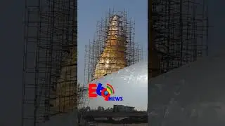 Telangana Martyrs Memorial World's largest seamless stainless steel structure