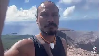 Jordan Ogo by the Pagan Active Volcano | CNMI Northern Mariana Islands