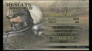 Dynasty Warriors 5XL Challenge Mode: Bridge Melee