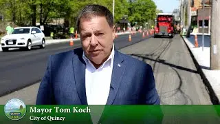 Mayor Koch with and Update on Quincy Roadwork