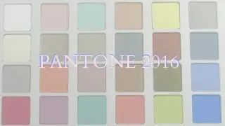 SEPHORA PANTONE 2016 MODERN WATERCOLORS || swatch video