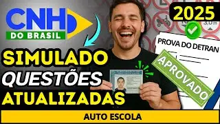 SIMULADO do DETRAN 2025 – revisão de 15 questões - PROVA SIMULADA DO DETRAN 2025