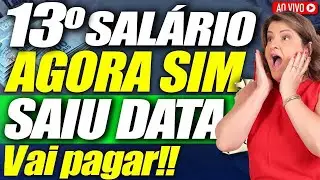SAIU DATA 13° Salario INSS: ÓTIMAS NOTÍCIAS para TODOS Aposentados e pensionistas do INSS