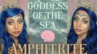 Amphitrite Goddess of the Sea Mermaid Halloween Makeup Tutorial!