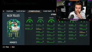 Auzio Reacts to NEW 85 Moments Alex Telles SBC