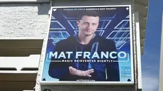 Magician Mat Franco Billboard The Linq Hotel & Casino Las Vegas Blvd Las Vegas Nevada May 15, 2024