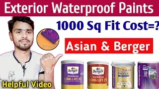 Exterior Wall Waterproof Paints Cost? | How To Apply Exterior Waterproof Paints