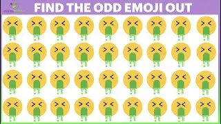 How Good Are Your Eyes #puzzle3 | Find The Odd Emoji Out | Hard Level