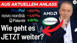 Software-Crash, Value-Comeback: Was tun? Palantir, AMD, PayPal uvm. BÖRSE AM MORGEN   -   Livestream