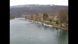 Lake Biel and Aare River - by little town Nidau (Switzerland)