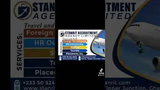 Africa Best Agency | Stanrit Recruitment Agency | Registered & Licensed #agency #travel