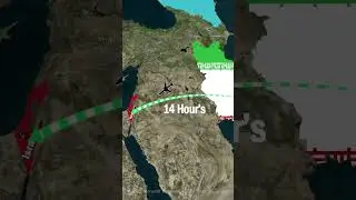 Iran distance from Israel #2025 #attack #news #war update #military