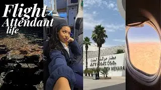 My Life As a Flight Attendant- Going to Marrakesh + Nice Crew + Shopping Day + Long Flights
