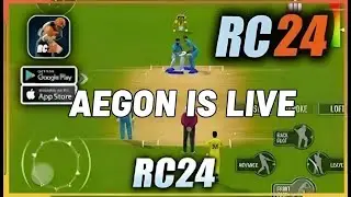 REAL CRICKET 24 LIVE | AEGON IS LIVE | RC24 Competitive Gameplay