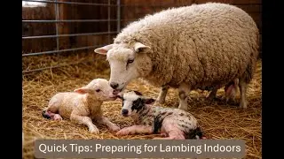 Preparation Tips for Lambing Indoors