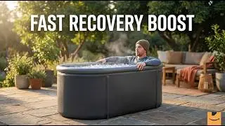 Portable Ice Bath Tub for Cold Water Therapy and Recovery