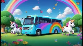 The Unicorns on the Bus | Fantasy Animal Song for Kids | Nursery Rhymes and Baby Songs