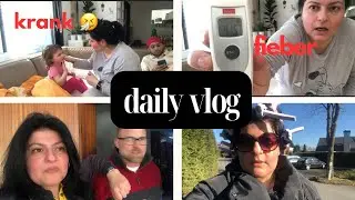 Kind Krank 🤧 | Arbeit | Lockenwickler Katastrophe 👩🏻‍🦱| Alltag mit 3 Kinder | Vlog