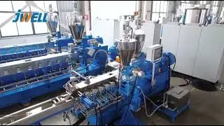Jwell Laboratoire _ Russie 2022 Ligne d'extrusion pour m&eacute;lange de PEEK, PSU et fibre de verre