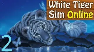 HUNTING WITH MY FIRST CUB, MARY | White Tiger Family Sim Part 2