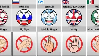 Gestures That Are Offensive In Different Countries [Countryballs]