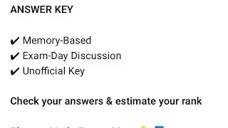 PGCET 2025 📝 Unofficial Answer Key | Check Your Answers