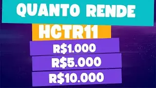 QUANTO RENDE INVESTIR NO HCTR11!!! O FUNDO QUE MAIS PAGOU DIVIDENDO!! E VEJA SE VALE A PENA!!