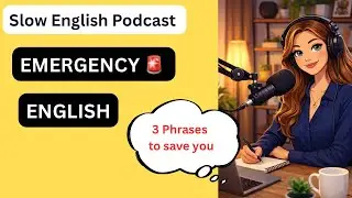 3 English Phrases for Emergencies | Simple English Podcast for Beginners. #EnglishForBeginners 