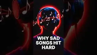 &ldquo;Your brain gets addicted to sad music&hellip;&rdquo;#psychology #love #dark #shorts