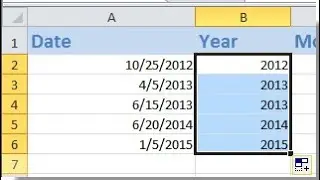 Extraer a&ntilde;o, mes y d&iacute;a de una fecha en Excel