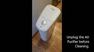 Lasko Air Purifier cleaning (A554IN)