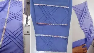 Salwar design stitching. Trouser design stitching. 