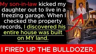 He Made My Daughter Live In A Garage. Property Records Showed His House Was On MY Land - So I Fire..