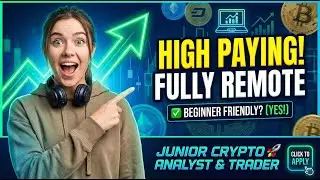 Remote Jobs 2026 | Junior Crypto Analyst & Trader | Work From Home, crypto trading for beginners