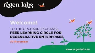 Felicity Jacob CEO Common Ground Project, shares at Regen Labs' Orchard Exchange