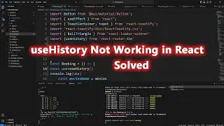 use history not working in react || 'useHistory' is not exported from react-router-dom