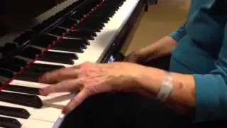 My patient playing the piano after suffering a stroke with