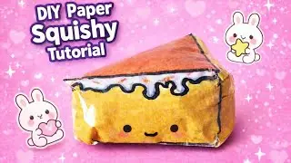 DIY Paper Cake Squishy Tutorial | No Cotton, No Foam
